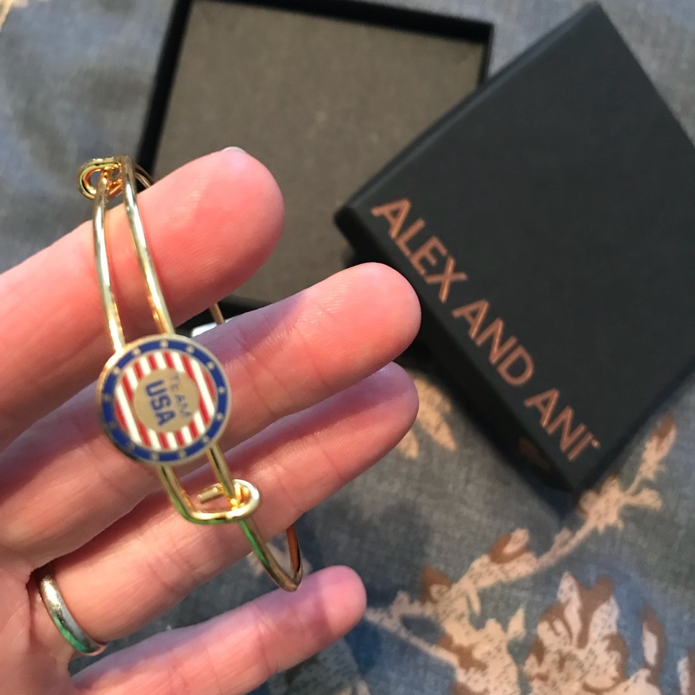 Two Alex and Ani Team USA bracelets. - Picture 4 of 4